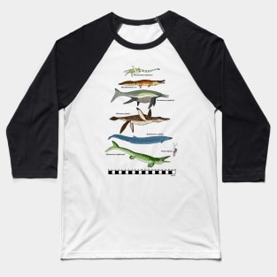 Sea of Monsters (colour) Baseball T-Shirt